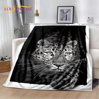 3D Animal Leopard Cheetah Cartoon Beast Soft Plush Blanket,Flannel Blanket Throw Blanket for Living Room Bedroom Bed Sofa Picnic 75x100cm (30x40inch)