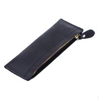 Fountain Pen Case PU Leather Pocket Makeup Brush Bag Holder Purse for Artists juoda