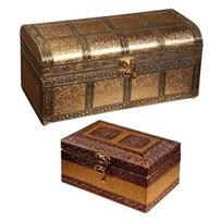 2 vienetų rankų darbo papuošalų dėžutė, vestuvinė dėžutė, medinė dėžutė Minakari, papuošalai, apyrankė, auskarai, vėrinys, kosmetinė brown