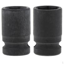 38mm Ilgio 12.5mm Antgalio Šešiakampis Smūginis Lizdinis Raktas 16mm15mm black
