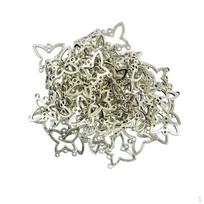 50Pcs Earrings Chandelier Hollow Butterfly Connector Charms DIY Making beige