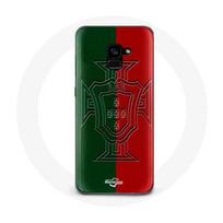 Coque Samsung Galaxy A5 2018 portugal logo vert et rouge raudona