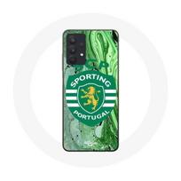 Coque Samsung Galaxy A32 5G scp sporting portugal fond vert žalia