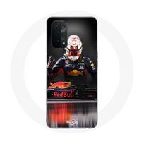 Dėklas Oppo A74 5G Formule 1 Max Verstappen F1 lenktynininkas Red Bull RB15