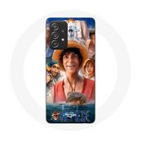 Coque pour Samsung Galaxy A52 One Piece Luffy Affiche Personnages Art Saison 1