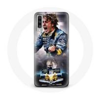 Coque pour Samsung Galaxy A70 Formule 1 Fernando Alonso Pilote F1