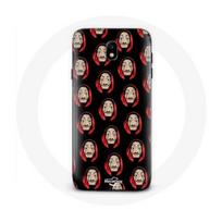 Coque pour Samsung Galaxy j7 2017 plus La Casa De Papel masques visages