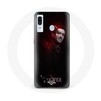 Coque pour Samsung Galaxy A20 Lucifer Série fond noir juoda