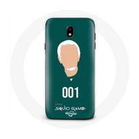 Coque pour Samsung Galaxy j7 2017 Squid Game Oh Il nam Numéro 001