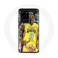 Coque pour Samsung Galaxy S20 Ultra Kobe Bryant Dunk lakers 8 NBA Noir
