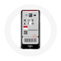 Coque pour Samsung Galaxy J7 Billet d'avion Monaco