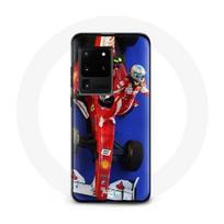 Coque pour Samsung Galaxy S20 Ultra Formule 1 Fernando Alonso Pilote automobile F1 Rouge raudona