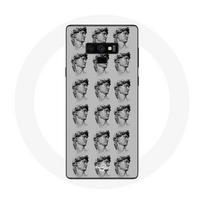 Coque pour Samsung Galaxy Note 9 Statue fond gris