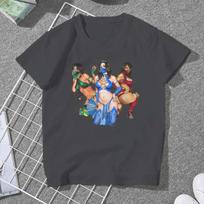 Mileena Kitana Jade Moteriški marškinėliai Mortal Kombat Video Game Grunge Vintage Moteriški Drabužiai Didesnio dydžio medvilniniai grafiniai drabužiai L