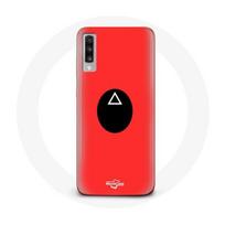 Case - Squid Game - Samsung Galaxy A70 - Soft - Red - Triangle Mask