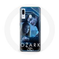 Coque pour Samsung Galaxy A20 Ozark Série Saison 4 Affiche wendy byrde et marty byrde