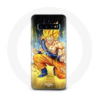 Coque pour Samsung Galaxy S10 Edge Son goku dragon ball corps enervé
