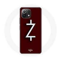 Coque pour Xiaomi Mi 11 Lite Ozark Saison 4 Logo Z Blanc Fond Rouge balta