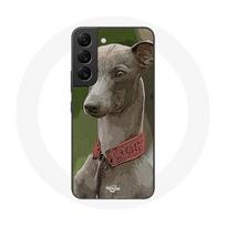 Coque pour Samsung Galaxy S21 FE Lévrier greyhound Gris