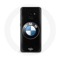 Coque pour Samsung Galaxy A8 Plus BMW Logo fond noir juoda