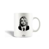 Mug en Céramique Nirvana Groupe de pop Kurt Cobain Affiche Noir Blanc