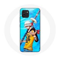 Coque pour Samsung Galaxy A03 One Piece Manga Trafalgar Law epée