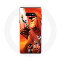 Coque pour Samsung Galaxy Note 9 Le Roi Lion Simba et Mufasa