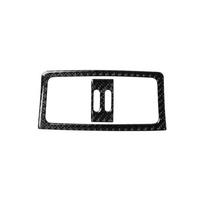 Tikros anglies pluošto automobilio galinio oro kondicionieriaus išleidimo angos cigarečių šviesos skydelio rėmo dangtelio apdaila, skirta BMW 5 serijos E60 E61 2004-2010 m. B black