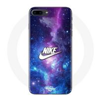 Case - Nike - Iphone 8 Plus - Flexible - White - Colorful Space balta