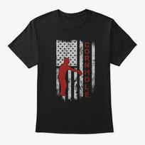 „Cornhole Player Flag America“ unisex marškinėliai S gray