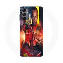 Coque Maniacase pour Samsung Galaxy A04s Lewis Hamilton Scuderia Ferrari F1 officiel