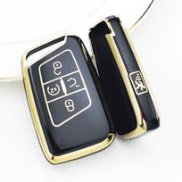 5 mygtukų raktų dėklo dėklas, skirtas VW Golf Polo Tiguan Atlas, skirtas Skoda Superb Kodiaq Octavia Karoq, skirtas SEAT Ateca Leon 2018 2019 m. juoda