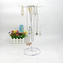 Papuošalų ekspozicinis stovas Apyrankių laikiklis Stovas Besisukiojantis Auskarų skirtas 41CM white white