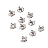 Heart Nail Rhinestone Multicolor Alloy Crown Nail Charms Jewelry Accessories Phone Case Ornaments DIY K gray