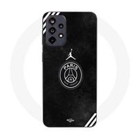 Coque Maniacase pour Samsung Galaxy A52 5g psg jordan logo noir juoda