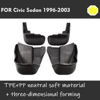 FOR Civic 4dr Sedan 1996-2003 Mudflaps Guard Splash Mudguards Fender Mud Flap Car Accessories Auto Styline Front Rear 4pcs juoda
