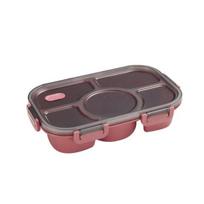 Yousheng Lunch Box 5 tinklelių nešiojamasis uždaras suaugusiųjų maisto konteineris piknikui raudona