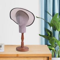 Mannequin Head Stand for Caps Wig Holder Home Multipurpose Steady with Wood Base Display Rack