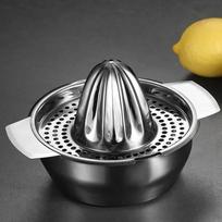 Portable lemon orange manual fruit juicer 304 stainless steel kitchen accessories tools citrus 100% raw hand pressed juice maker 1PCS sidabras