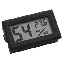 Mini skaitmeninis LCD termometras Drėgmės matuoklis Temperatūros higrometras 5.0*5.0*2.0cm juoda