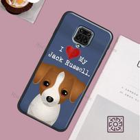 Džeko Raselio terjero šuo, skirtas Redmi 10 9 9A 9C 9T Funda, skirtas Redmi Note 10 Pro 10S 9S 11S Note 9 8 11 Pro minkštas dėklas Redmi 10 white