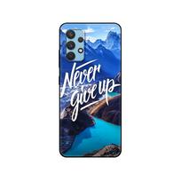 Juodas TPU dėklas Samsung galaxy A12 A22 A32 A42 A52 A72 4g 5g S21 PLUS ultra galinis dangtelis Kelionės kalnai jūra paplūdimys citatos Samsung A12 4G gray