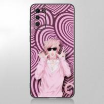 Anime Yarichin Club dėklas telefonui Samsung Galaxy A12 A02S A22 A32 A52 A72 A71 A51 A41 A31 A21 A11 A50 A70 A10S A20S Juodas dėklas Samsung A02 pink