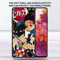 Soft Case For Samsung Galaxy Note 20 Ultra 10 Plus Lite A50 A70 A20 A40 A20e 9 8 A60 A10e Funda Phone Cover Demon Slayer Shell Samsung A70