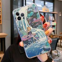 Adventure Games Genshin Impact Phone Case For iPhone 14 13 12 11 Pro Max XS X XR SE 2020 6 7 8 Plus Mini Transparent Shell 6plus or 6s plus white