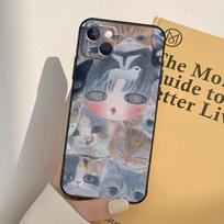 Aya takano Phone Case For iPhone 12 11 13 14 Pro Max X XR XS Max 7 8 Plus SE 2020 12 Mini 13 Mini Cover iPhone 14Pro MAX blue