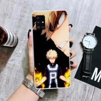 My Hero Academia Bakugou Katsuki Phone Case For Samsung Galaxy A12 A22 A32 A42 A52 A72 A51 A71 5G A41 A31 A21 A02S M12 M21 M31 Samsung A71 5G gray