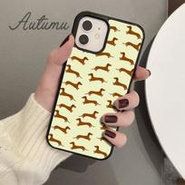 Dachshund Doxie Flower Dog Puppy Phone Case for iPhone 11 12 13 14 Pro Max mini XR XS SE 2020 6S 7 8 Plus Samsung S21 S22 Cover iPhone 5 5s SE