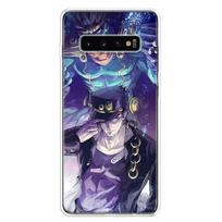 JoJo Bizarre Adventure Anime Cover Phone Case For Samsung Galaxy A51 A71 A50 A70 A40 A30 A20E A10 A41 A31 A21S A11 A01 A6 A8 + A Samsung A51 4G gray