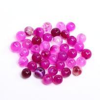Accessory 4/6/8/10/12mm 40/30/20/5Pcs Wrist Strap Mobile Phone Chain Jewelry Making Beads DIY Fashion Spacer Beads Stone  DIY Jewelry Accessories 6mm/30Pcs